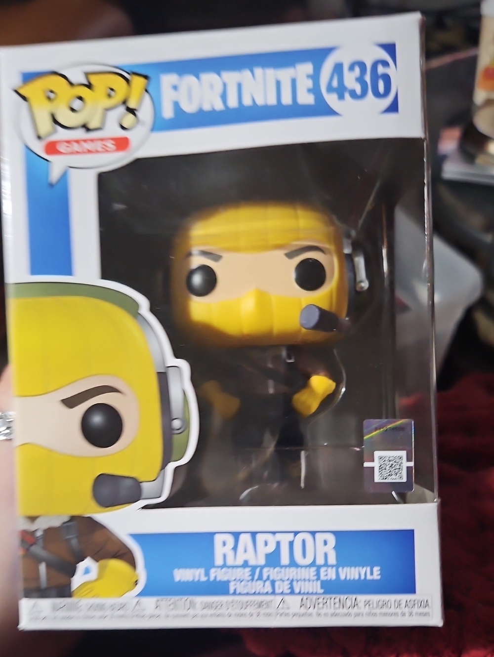 Raptor Fortnite Vinyl Figure – Yellow